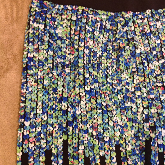 Anne Taylor Mermaid Skirt, Size 4 - Picture 2 of 8